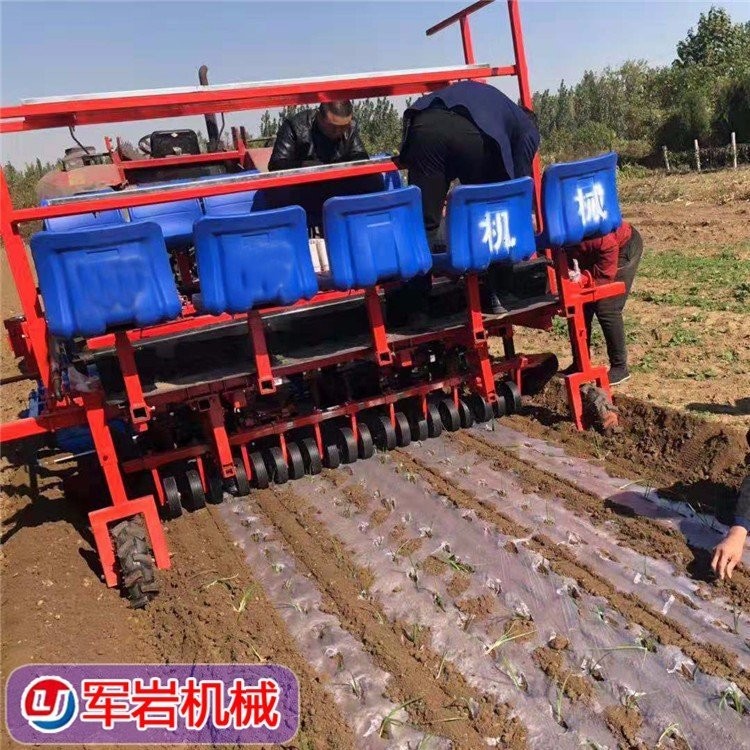 軍巖機械 洋蔥圓蔥移栽機 支持定做 商家直營 多行同步作業(yè)