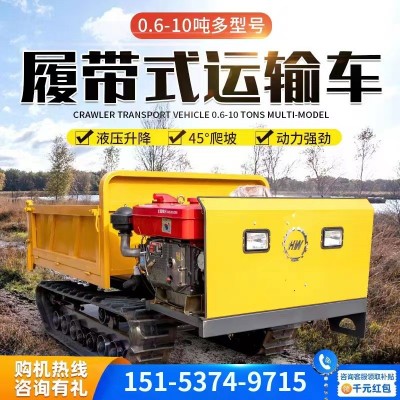 工程搬運(yùn)爬山虎履帶運(yùn)輸車 爬坡王全地形履帶式農(nóng)用山地運(yùn)輸車