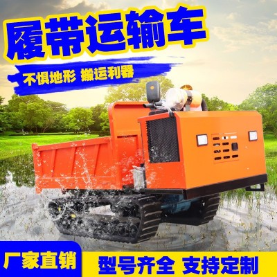爬山虎運(yùn)輸車(chē)履帶小型全地形工程農(nóng)用自卸果園搬運(yùn)柴油山地爬坡王