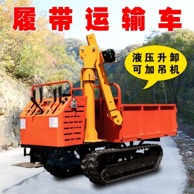 履帶運輸車爬山虎小型全地形履帶式爬坡王果園山地搬運自卸農用車