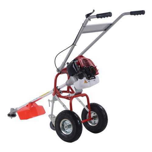 二沖程小型推手式兩輪割草機(jī)汽油綠籬修剪小型家用剪草割灌機(jī)