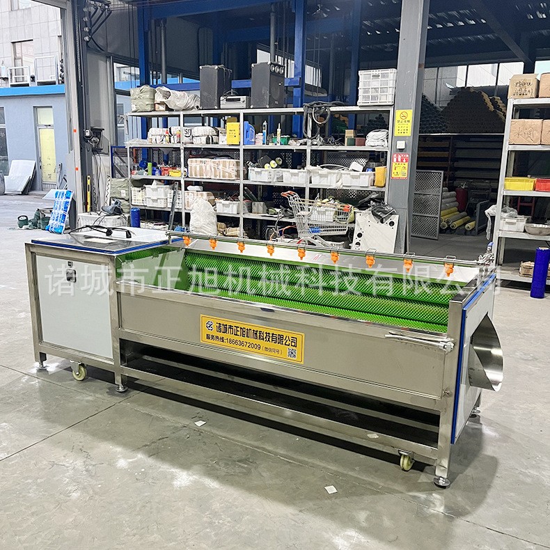 豬頭豬蹄毛輥清洗機(jī) 牛蹄豬腳毛刷去雜機(jī) 羊蹄豬手瀝青去黑炭機(jī)