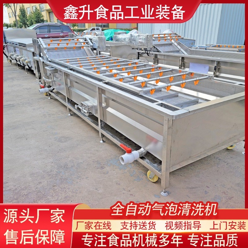 全自動(dòng)玉米果蔬清洗機(jī) 草莓噴淋式氣泡清洗機(jī) 預(yù)制菜清洗加工設(shè)備