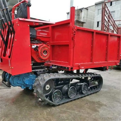 中拓柴油機履帶運輸車運輸車水田山地小型車爬山虎田間育苗車