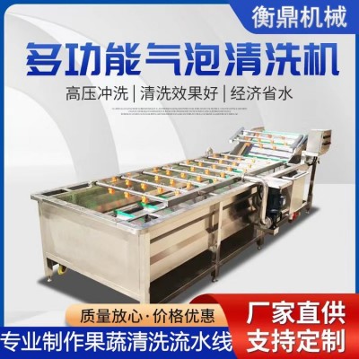 葡萄千禧果氣泡清洗機(jī) 柿子李子櫻桃全自動清洗設(shè)備 果蔬 清洗機(jī)