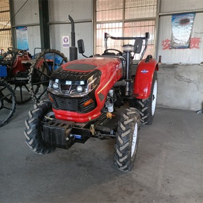 大馬力農田中拖拖拉機 多缸輪式旋耕犁地機 操作簡便