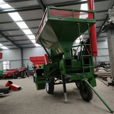 新型糧食打玉米機 大型自動上料玉米脫粒機 移動便捷式打粒機