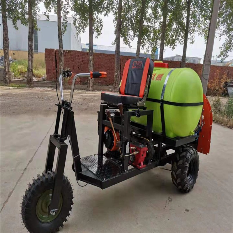 果樹打藥車柴油風送噴霧器新款乘坐式果園打藥機風送式高壓打藥機