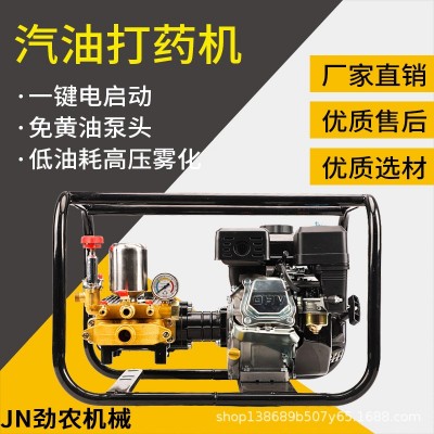 汽油打藥機農(nóng)用高壓免黃油新式果樹園農(nóng)藥施肥三缸泵四沖程噴霧器
