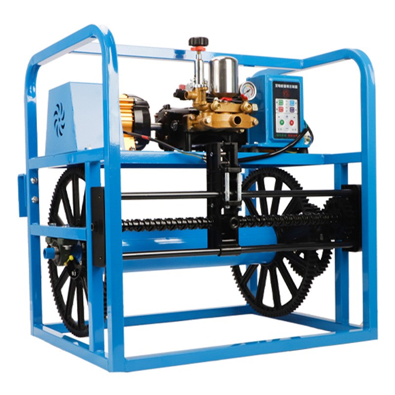 電動高壓打藥機雙電機全自動感應繞管機農用高壓噴霧器果園噴藥器