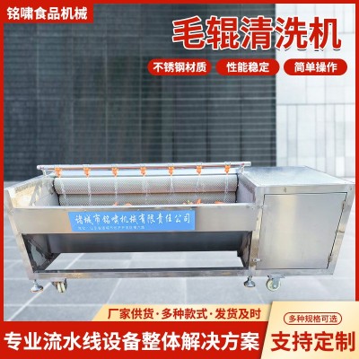全自動毛輥清洗機廠家豬蹄豬頭毛刷清洗機羊頭馬蹄羊蹄清洗設(shè)備