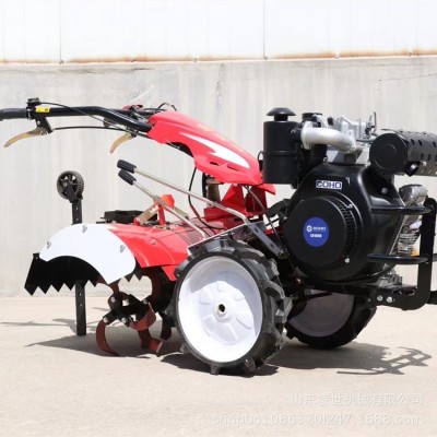 小型多功能開(kāi)溝耕地機(jī) 汽油柴油家用農(nóng)用除草耕地旋耕機(jī)