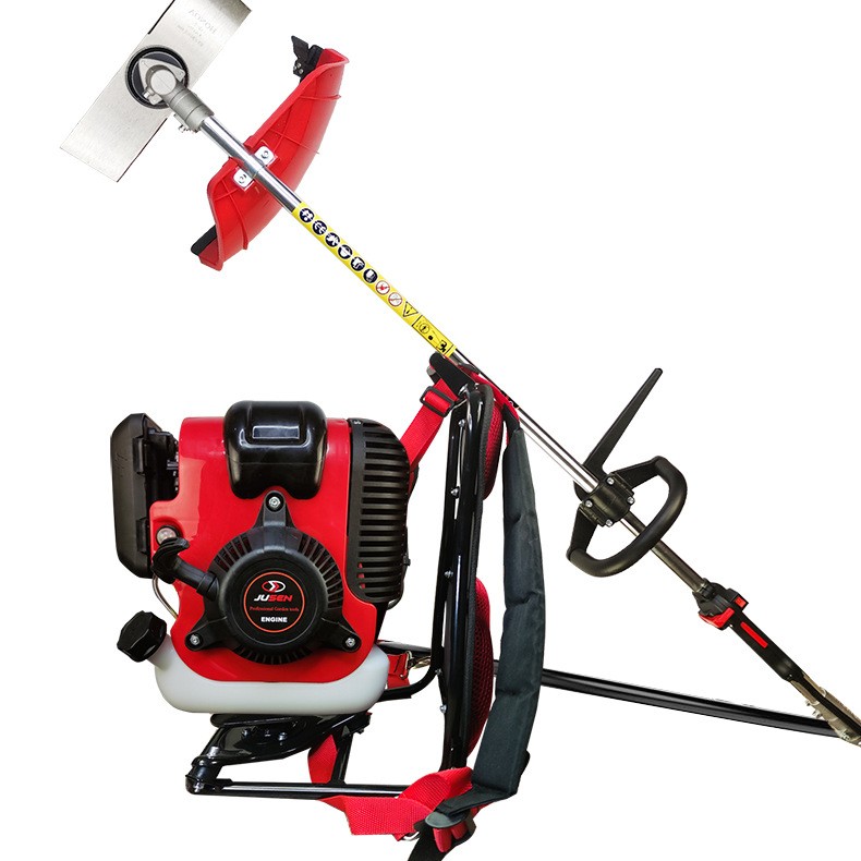 廠家直銷園林四沖程大功率50CC背負式汽油割草機小型家用除草機