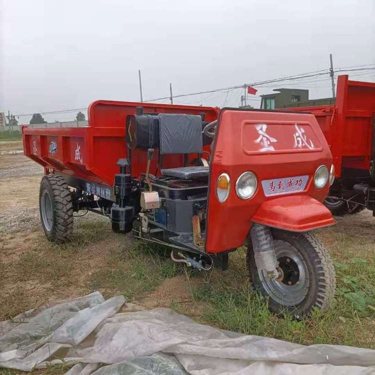 圣成機械 25馬力工程液壓自卸翻斗車 五星農用柴油三輪車