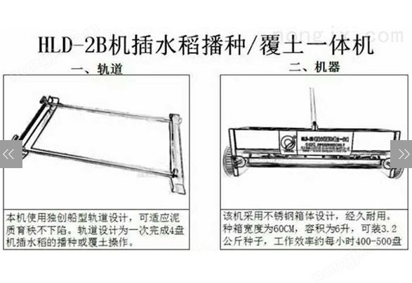 富隆達HLD3B-840E播種覆土一體機