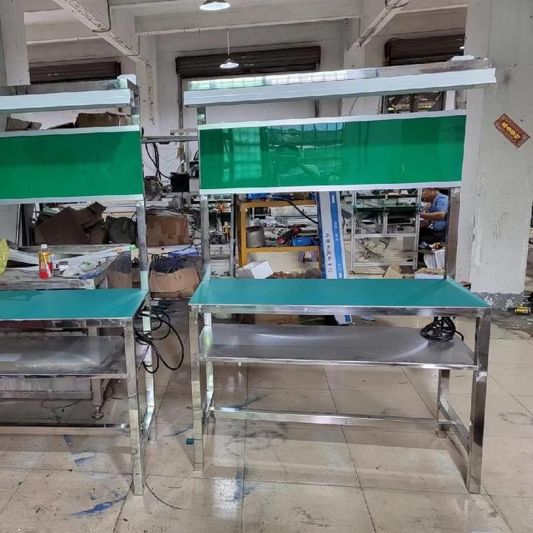 不銹鋼工作臺 裝配車間操作臺 展旺達(dá)重型鉗工臺定制