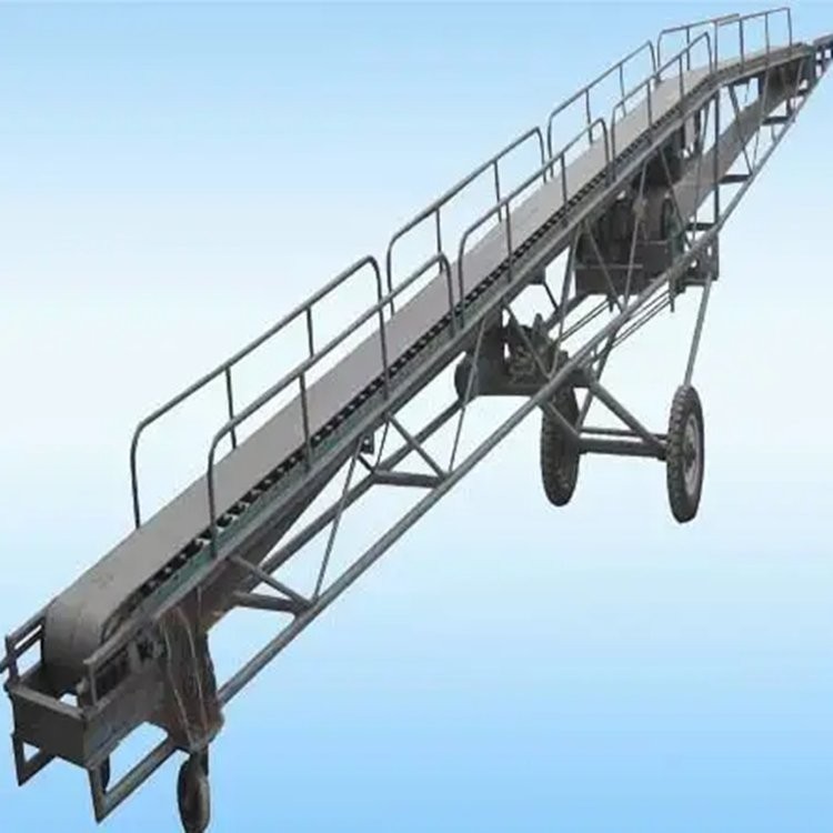 爬坡輸送機(jī)皮帶機(jī) 運(yùn)輸角度可達(dá)到90° 運(yùn)行平穩(wěn) 支持定做