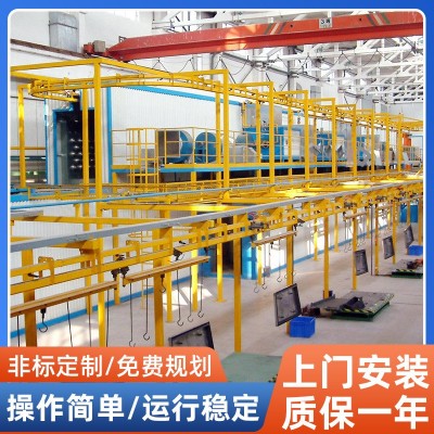 源頭工廠批發懸掛式輸送線吊空式流水線懸空鏈條式送貨線