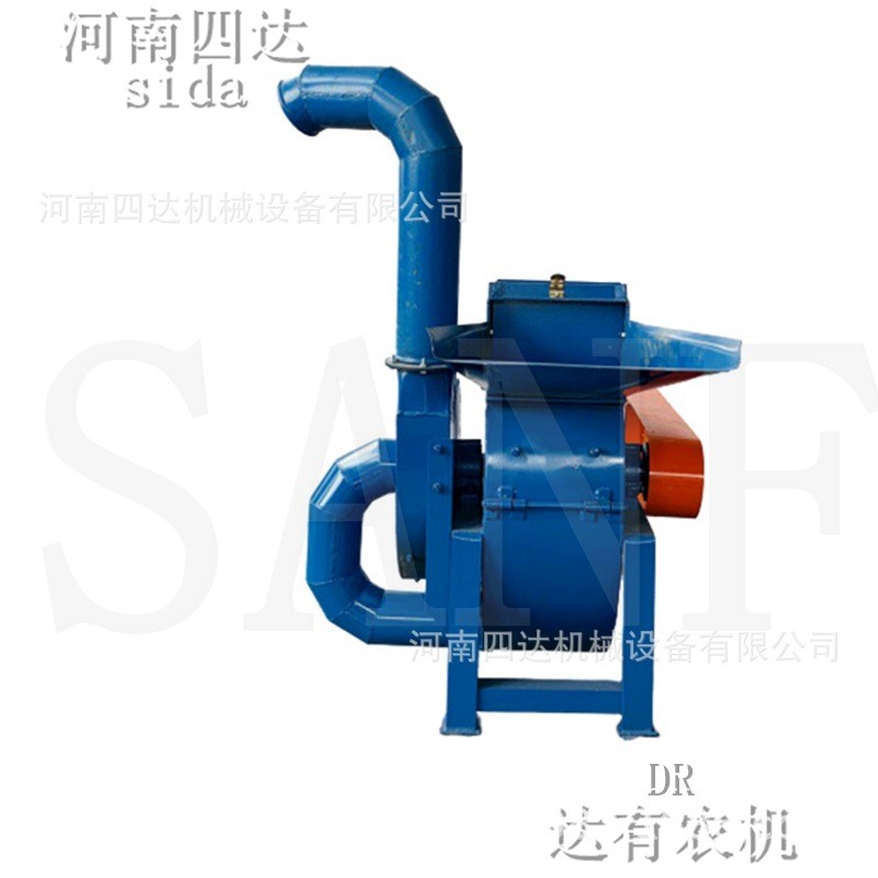 河南四達萬能粉碎機 飼料粉碎機 玉米秸稈粉碎機青貯豬飼料
