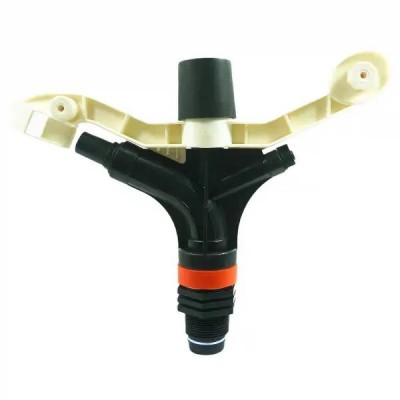 農用全新塑料雙噴草地灌溉園藝旋轉遠射程噴槍大田噴灌噴頭澆水 1件