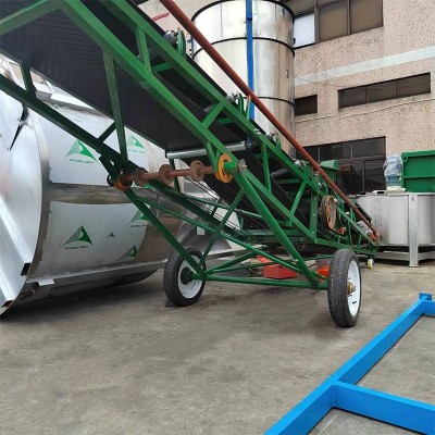 山東礦山采購(gòu)爬坡輸送帶 沙石裝車輸送帶 防滑尼龍橡膠輸送帶