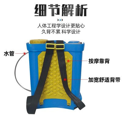 廠家供應(yīng)背負(fù)式電動(dòng)噴霧器雙色可選 園林滅蟲(chóng)劑噴霧劑