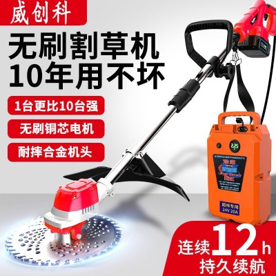 大功率除草機(jī)割草機(jī)背負(fù)大容量電池電瓶長(zhǎng)續(xù)航打草機(jī)灌木草坪雜草